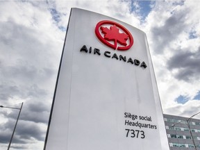 Air Canada headquarters at Trudeau airport in Montreal.