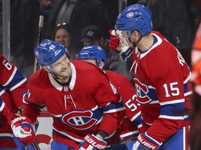 The Canadiens’ Joel Armia (left) and Jesperi Kotkaniemi were put on the NHL's COVID Protocol Related Absences list on Monday afternoon.
