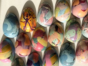 Lecavalier Petrone's eggs are immaculately painted.