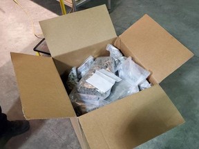 Vacuum-sealed packages of marijuana discovered at the Port of Highgate Springs, Ver. /
