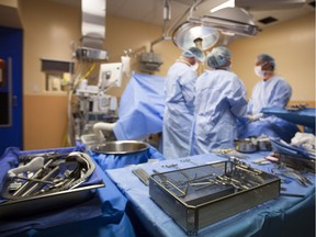 An operating room as seen in 2012: During the pandemic, thousands of Quebecers have had surgeries cancelled or postponed to make way for COVID-19 patients, making already-long waitlists even longer, Janusz Kaczorowski and Claudio Del Grande say.