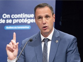 Quebec Education Minister Jean-François Roberge has written a letter informing school boards of a new government decree stipulating that staggering attendance in classrooms is "not allowed anymore."