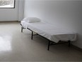 A room, pictured in January, at a homeless shelter located at 5100 Château-Pierrefonds Ave. in Pierrefonds.