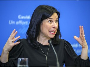 Mayor Valérie Plante. By the opposition's reckoning, her administration was already bringing the city to its financial breaking point before the pandemic hit.