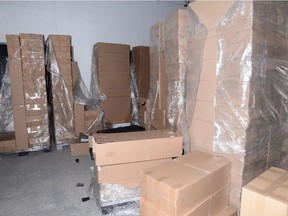 A large amount of cocaine was discovered in the Port of Montreal in 2019, packed in plastic drawers.