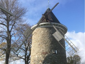 The iconic windmill in Pointe-Claire Village was damaged during a windstorm in late 2019.