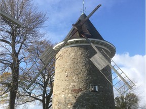 The iconic windmill in Pointe-Claire Village was damaged during a windstorm in fall 2019.