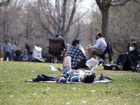 Most years, springtime is when we flood streets, restaurant terrasses, back yards, front yards, balconies and benches, buzzing like released convicts. This year, we’re all in the nearest park, Josh Freed writes.