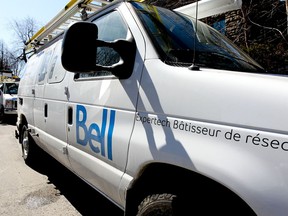 Bell workers do network upgrades.