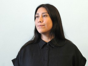 Multi-disciplinary artist Ange Loft, who originally hails from Kahnawake. Loft and the Talking Treaties Tio'tia:ke Collective were named the first Indigenous Artist Residency at the Centaur Theatre.