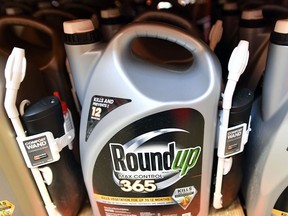 Roundup products are seen for sale at a store.