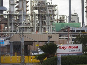 A view of the Exxon Mobil Baton Rouge Chemical Plant in Baton Rouge, Louisiana, November 6, 2015.
