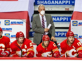 The Flames, with head coach Darryl Sutter, are scheduled to play the Canadiens Friday night in Calgary.