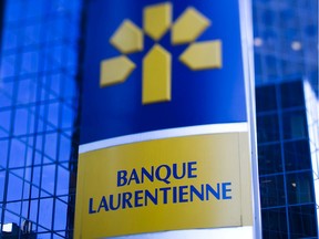Laurentian Bank of Canada signage.