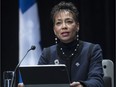 Quebec Minister of Immigration, International Relations and La Francophonie Nadine Girault.