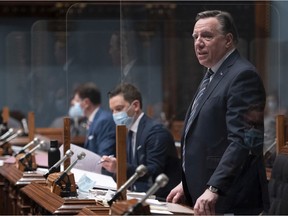 "To protect our collective rights, no," Premier François Legault responded when asked whether he had any concerns about using the notwithstanding clause.