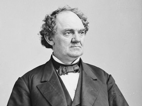 P.T. Barnum is seen in a portrait dated between 1855 and 1865 from the Brady-Handy Photograph Collection of the U.S. Library of Congress.