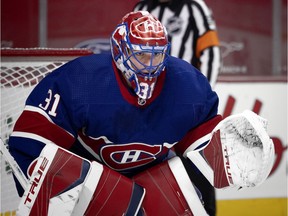 "The preparations we have this week will be good for everyone, and it's nice to have some practice time," says Canadiens goaltender Carey Price, seen in March file photo.