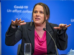 Montreal public health director Dr. Mylène Drouin in April 2021.