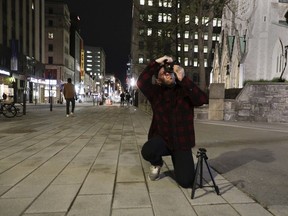 Gabriel Lescarbeau enjoyed the extended curfew to take a few photographs downtown. We Montrealers have become the continent’s stay-at-home early bedtime champs, Josh Freed writes.