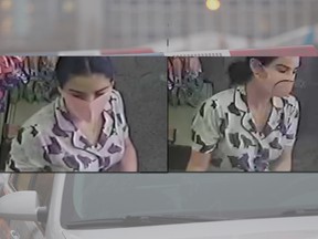 A suspect is being sought after a woman was assaulted in a Laval dépanneur Aug. 3, 2020.