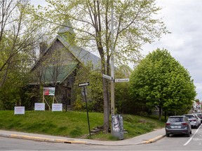 Alain Cote and his business partner have worked with residents to find common ground on a residential housing development for the former St. Columba Church, in Montreal on Wednesday May 12, 2021. Dave Sidaway / Montreal Gazette ORG XMIT: 66136