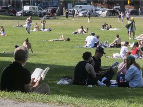 You can feel the pent-up energy everywhere in town. Last Saturday, Jeanne-Mance Park was a scofflaw festival of people barbecuing in vast hordes, or playing volleyball, soccer or Frisbee football.