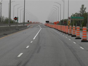 The Ile aux Tourtes bridge is closed to all traffic on Thursday May 20, 2021.