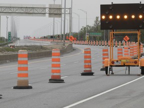 The Île-aux-Tourtes Bridge is closed to all traffic on Thursday May 20, 2021.
