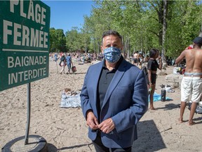 Mayor Jim Beis of Pierrefonds-Roxboro, on Sunday May 23, 2021. He's trying to get the city of Montreal to enforce rules at the beach at Cap St-Jacques nature park.