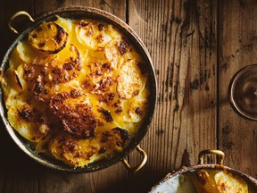 Cheese is optional in Rebekah Peppler's recipe for French scalloped potatoes.