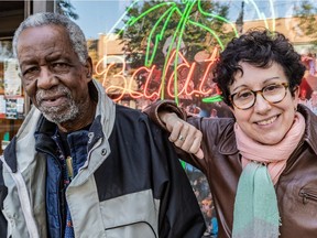 Suzanne Rousseau (managing director) and Lamine Toure (president and founder) of Festival International Nuits d'Afrique. Rousseau is fêting the fact the curfew is finally being lifted, which means attendees of the festival's 35th edition, July 6 to 18, will be able to stay out past sunset.
