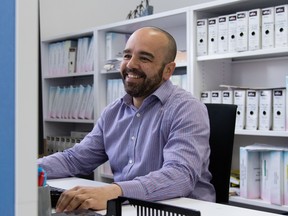 When Eduardo Carvalho arrived in Montreal, he turned to Sun youth for help. He gave back by volunteering during the pandemic and is now their newest employee. SUPPLIED