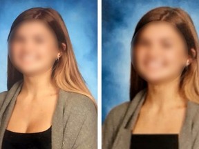 Riley O’Keefe said she was "upset and angry" after her Florida high school altered her yearbook photo, along with dozens of other teenage girls, to cover more of her chest.