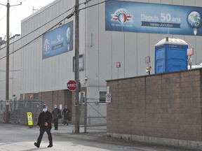 The Olymel pork processing plant in Vallée-Jonction.