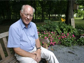 Judge John Gomery at his Havelock home in 2007. Gomery, who presided over a commission of inquiry into the so-called Liberal sponsorship scandal, died at 88.