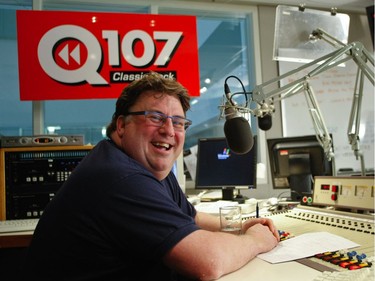 Terry DiMonte at Calgary's Q107 in 2008.
