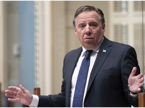 "We are respecting democracy," Premier François Legault said about Bill 96 and cities' bilingual status. "Each municipality will be able to keep this status if the majority of the elected people vote for it."