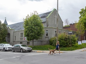 The former church on Notre-Dame-de-Grâce Ave. will be torn down and replaced with 10 residential homes.