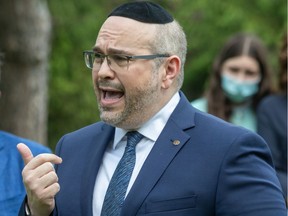 "We have a large Jewish community. They were targeted, and the mayor of Montreal has the moral authority and should condemn it," says city councillor Lionel Perez.