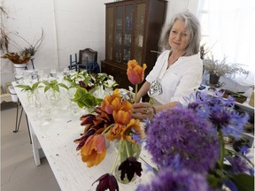 Maryse Hudon operates Lutaflore, a flourishing flower farm/floral studio in Pointe-Claire Village.
