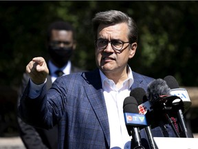Mayoralty candidate Denis Coderre said existing bylaws that permit the consumption of alcohol in parks so long as a meal being consumed are sufficient.