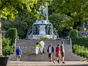 Jeanne-Mance Park was a busy place in Montreal on Friday June 11, 2021.