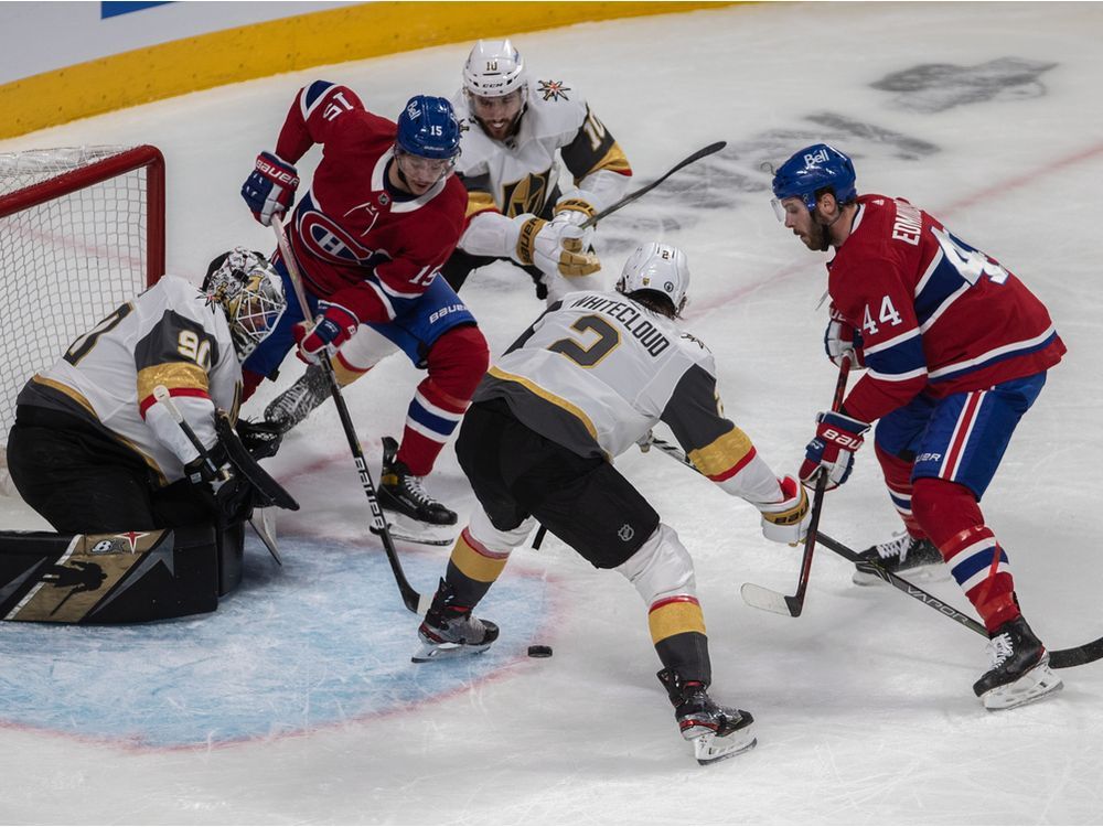 Marc-Andre Fleury's misplay behind net gives Canadiens life vs. Golden  Knights in Game 3