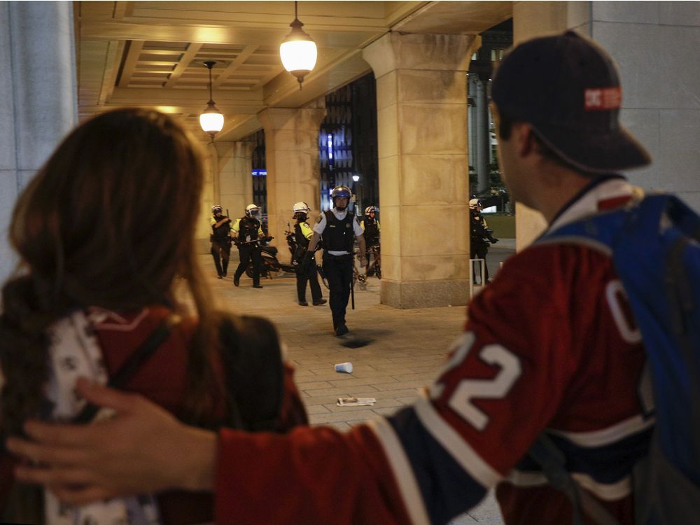 Downtown Montreal Transformed Into One Big Party After The Habs' Win ...