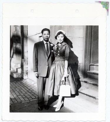 Sandy Yep's parents in 1958: Susanna Sau Yin Chan and James Yep. Photo courtesy Yep family.