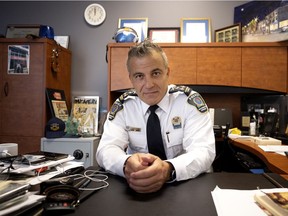 Longueuil police Chief Fady Dagher. The project is receiving $3.6 million in financing from the Quebec government over three years.
