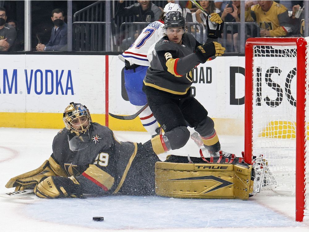 Marc-Andre Fleury's misplay behind net gives Canadiens life vs. Golden  Knights in Game 3