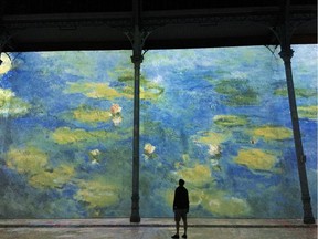 Claude Monet's Water Lillies 1919 is one of the 200 pieces by the legendary French Impressionist painter that will be presented and projected in the coming Imagine Monet exhibition, which will mark its world debut in Montreal.