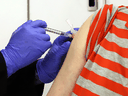 An independent website founded by a University of Saskatchewan student and tracking federal and provincial vaccine data says just over 20 per cent of eligible Canadians — those 12 years old and above — are now fully vaccinated.

